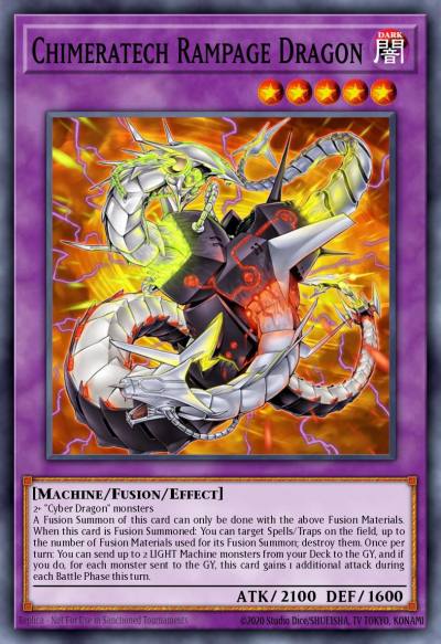 Chimeratech Rampage Dragon Super Rare BOSH-EN093 Breakers of Shadow Yugioh card