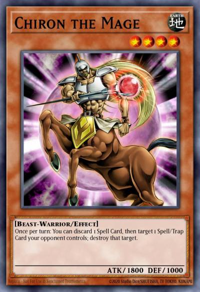Chiron the Mage Common STAX-EN021 2-Player Starter Set Yugioh card