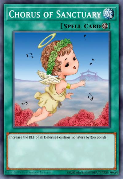 Chorus of Sanctuary Common DB1-EN022 Dark Beginning 1 Yugioh card