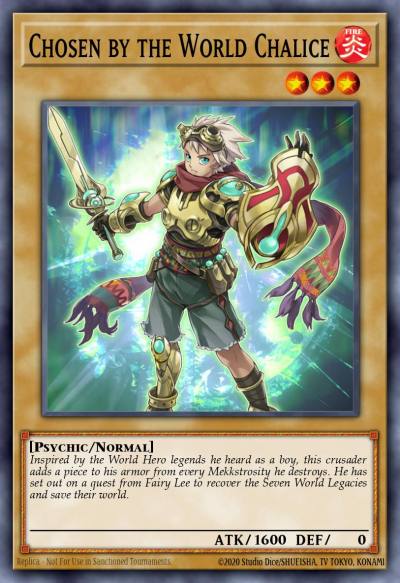 Chosen by the World Chalice Common MP18-EN045 2018 Mega-Tin Mega Pack Yugioh card