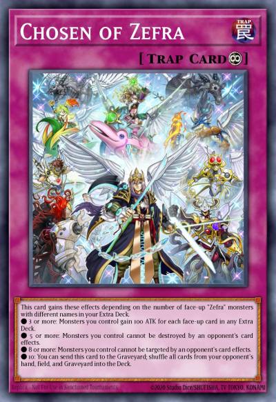 Chosen of Zefra Common CROS-EN071 Crossed Souls Yugioh card