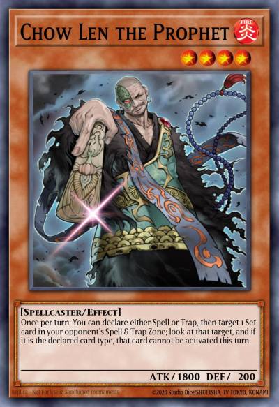 Chow Len the Prophet Rare BP03-EN093 Battle Pack 3 Monster League Yugioh card