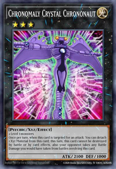 Chronomaly Crystal Chrononaut Super Rare REDU-EN042 Return of the Duelist Yugioh card