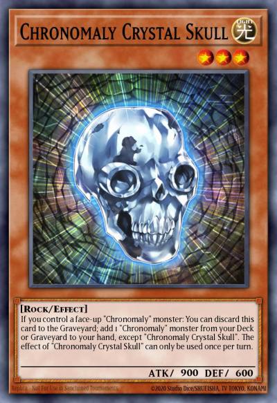 Chronomaly Crystal Skull Rare REDU-EN013 Return of the Duelist Yugioh card