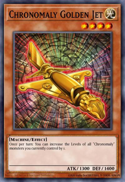 Chronomaly Golden Jet Common OP17-PT033 OTS Tournament Pack 17 (POR) Yugioh card