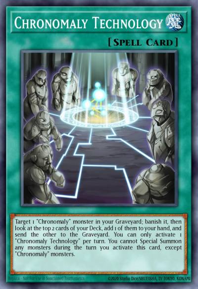 Chronomaly Technology Common REDU-EN054 Return of the Duelist Yugioh card