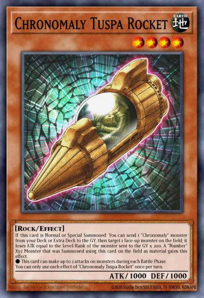 Chronomaly Tuspa Rocket Common BLC1-EN161 Battles of Legend Chapter 1 Yugioh card