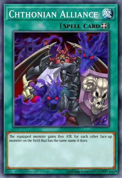 Chthonian Alliance Common DR04-EN104 Dark Revelation Volume 4 Yugioh card