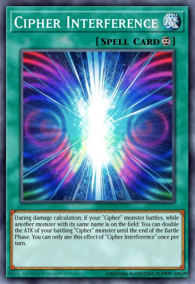 Cipher Interference Ultra Rare BROL-EN039 Brothers of Legend Yugioh card