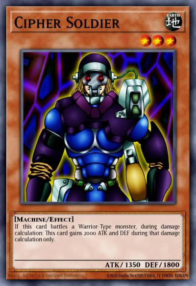 Cipher Soldier Rare CP04-EN010 Champion Pack Game Four Yugioh card