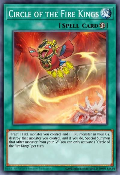 Circle of the Fire Kings Super Rare HISU-EN056 Hidden Summoners Yugioh card