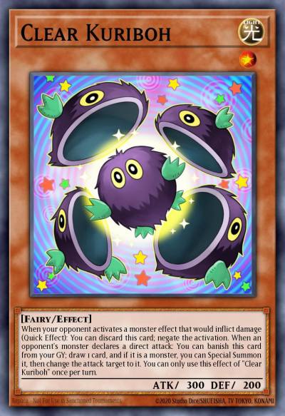 Clear Kuriboh Super Rare AC19-EN004 Yu-Gi-Oh! Advent Calendar (2019) Yugioh card