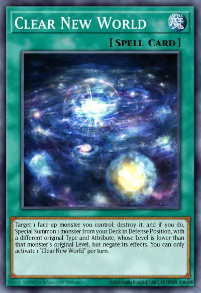 Clear New World Rare MP23-EN034 25th Anniversary Tin Dueling Heroes Mega Pack Yugioh card