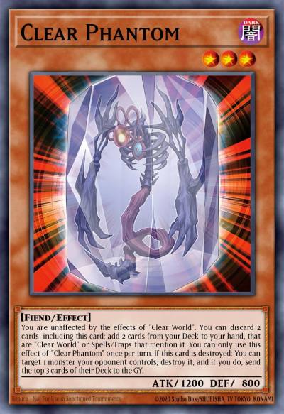 Clear Phantom Super Rare MZTM-EN037 Maze of the Master Yugioh card