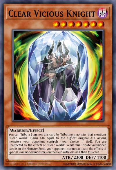 Clear Vicious Knight Super Rare MZTM-EN040 Maze of the Master Yugioh card