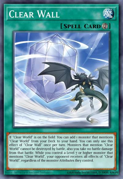 Clear Wall Super Rare MZTM-EN041 Maze of the Master Yugioh card