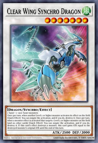 Clear Wing Synchro Dragon Common LAVD-ENS24 Legendary Arc-V Decks Yugioh card