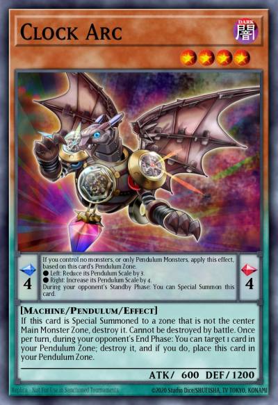 Clock Arc Common LIOV-EN030 Lightning Overdrive Yugioh card