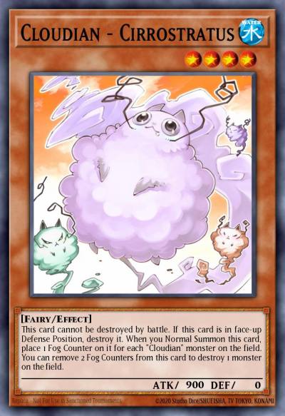 Cloudian - Cirrostratus Rare GLAS-EN011 Gladiators Assault Yugioh card