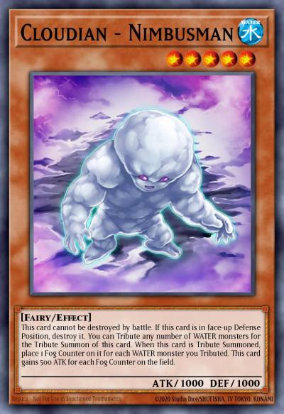 Cloudian - Nimbusman Common GLAS-EN007 Gladiators Assault Yugioh card