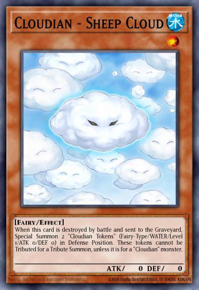 Cloudian - Sheep Cloud Super Rare GLAS-EN008 Gladiators Assault Yugioh card