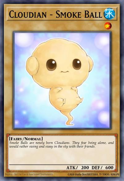 Cloudian - Smoke Ball Common GLAS-EN002 Gladiators Assault Yugioh card