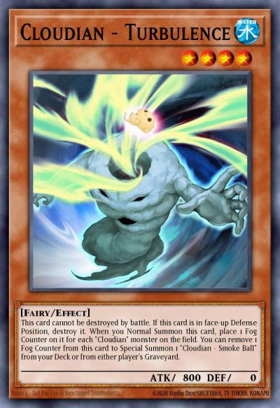 Cloudian - Turbulence Common GLAS-EN013 Gladiators Assault Yugioh card