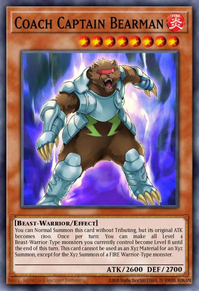 Coach Captain Bearman Ultra Rare MP14-EN118 2014 Mega-Tin Mega Pack Yugioh card