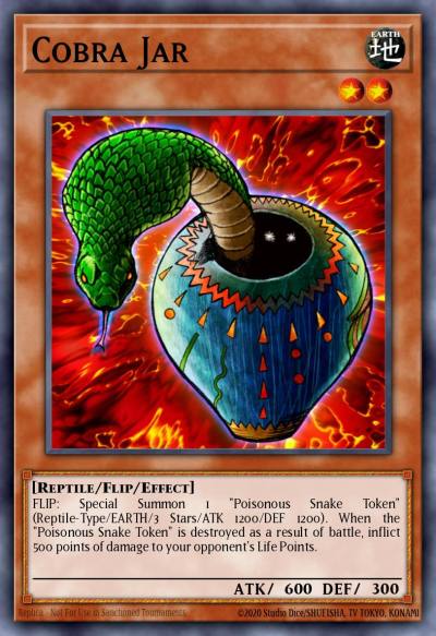 Cobra Jar Common DR1-EN023 Dark Revelation Volume 1 Yugioh card