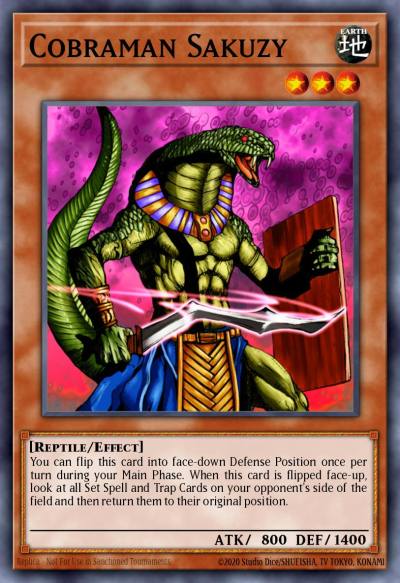 Cobraman Sakuzy Common PGD-032 Pharaonic Guardian Yugioh card