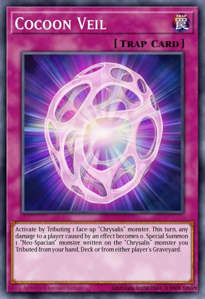 Cocoon Veil Common TAEV-EN065 Tactical Evolution Yugioh card