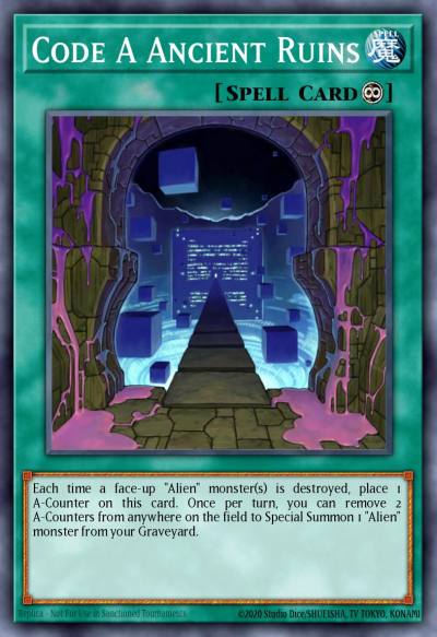 Code A Ancient Ruins Super Rare CRMS-EN088 Crimson Crisis Yugioh card