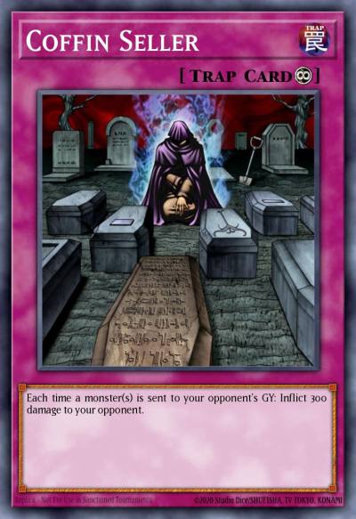Coffin Seller Super Rare DR1-EN041 Dark Revelation Volume 1 Yugioh card