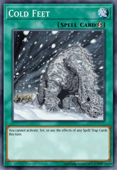 Cold Feet Short Print REDU-EN065 Return of the Duelist Yugioh card