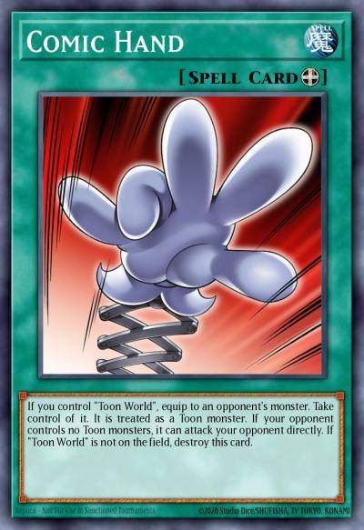 Comic Hand Secret Rare DRL2-EN026 Dragons of Legend 2 Yugioh card