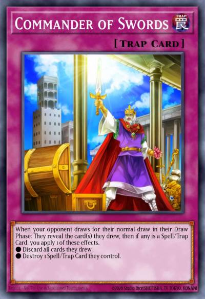 Commander of Swords Common GAOV-EN068 Galactic Overlord Yugioh card