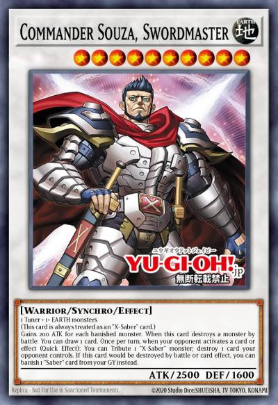 Commander Souza, Swordmaster New L26D-ENX42 Legendary Modern Decks 2026 Yugioh card