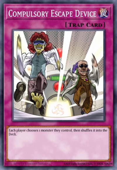 Compulsory Escape Device Common REDU-EN074 Return of the Duelist Yugioh card