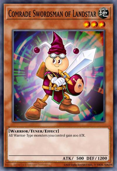 Comrade Swordsman of Landstar Common CSOC-EN033 Crossroads of Chaos Yugioh card