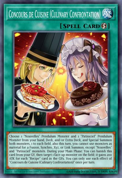 Concours de Cuisine (Culinary Confrontation) Common AGOV-EN064 Age of Overlord Yugioh card