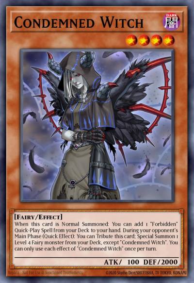Condemned Witch Common EGO1-EN019 Egyptian God Deck Obelisk the Tormentor Yugioh card
