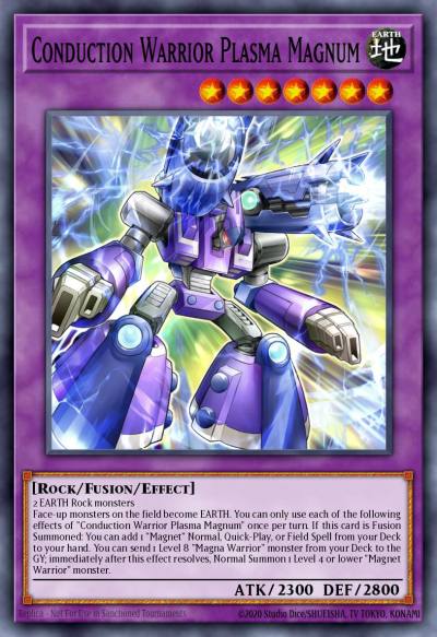 Conduction Warrior Plasma Magnum Super Rare BPRO-EN034 Burst Protocol Yugioh card