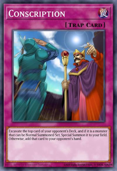 Conscription Common CRV-EN058 Cybernetic Revolution Yugioh card