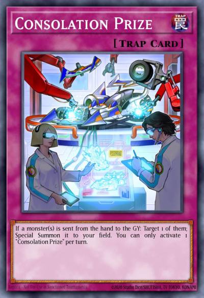 Consolation Prize Common MP19-EN216 2019 Gold Sarcophagus Tin Mega Pack Yugioh card