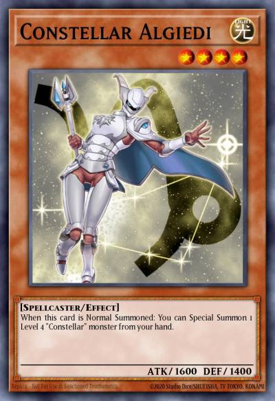 Constellar Algiedi Duel Terminal Normal Parallel Rare DT07-EN020 Duel Terminal 7a Yugioh card