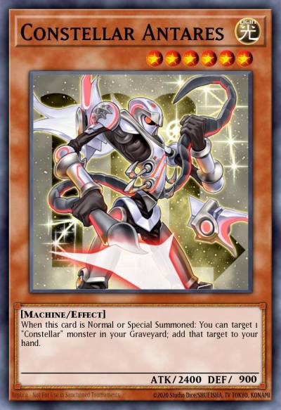 Constellar Antares Duel Terminal Rare Parallel Rare DT07-EN071 Duel Terminal 7b Yugioh card