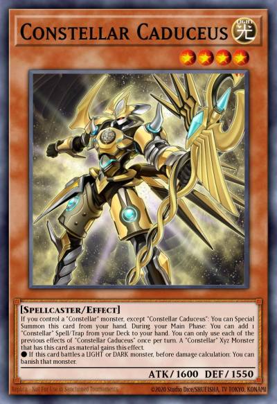 Constellar Caduceus Common MP22-EN012 2022 Tin of the Pharaohs Gods Yugioh card