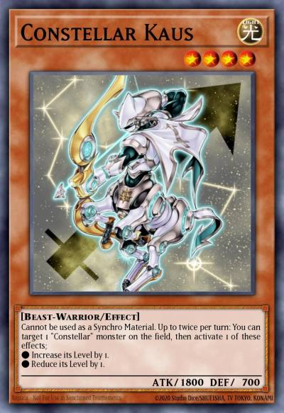 Constellar Kaus Duel Terminal Rare Parallel Rare DT07-EN069 Duel Terminal 7a Yugioh card