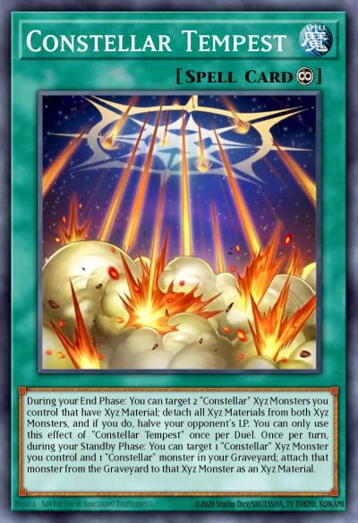Constellar Tempest Rare INOV-EN091 Invasion Vengeance Yugioh card