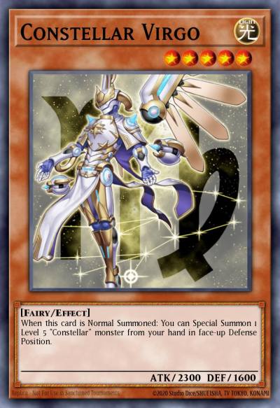 Constellar Virgo Duel Terminal Super Parallel Rare DT07-EN023 Duel Terminal 7a Yugioh card